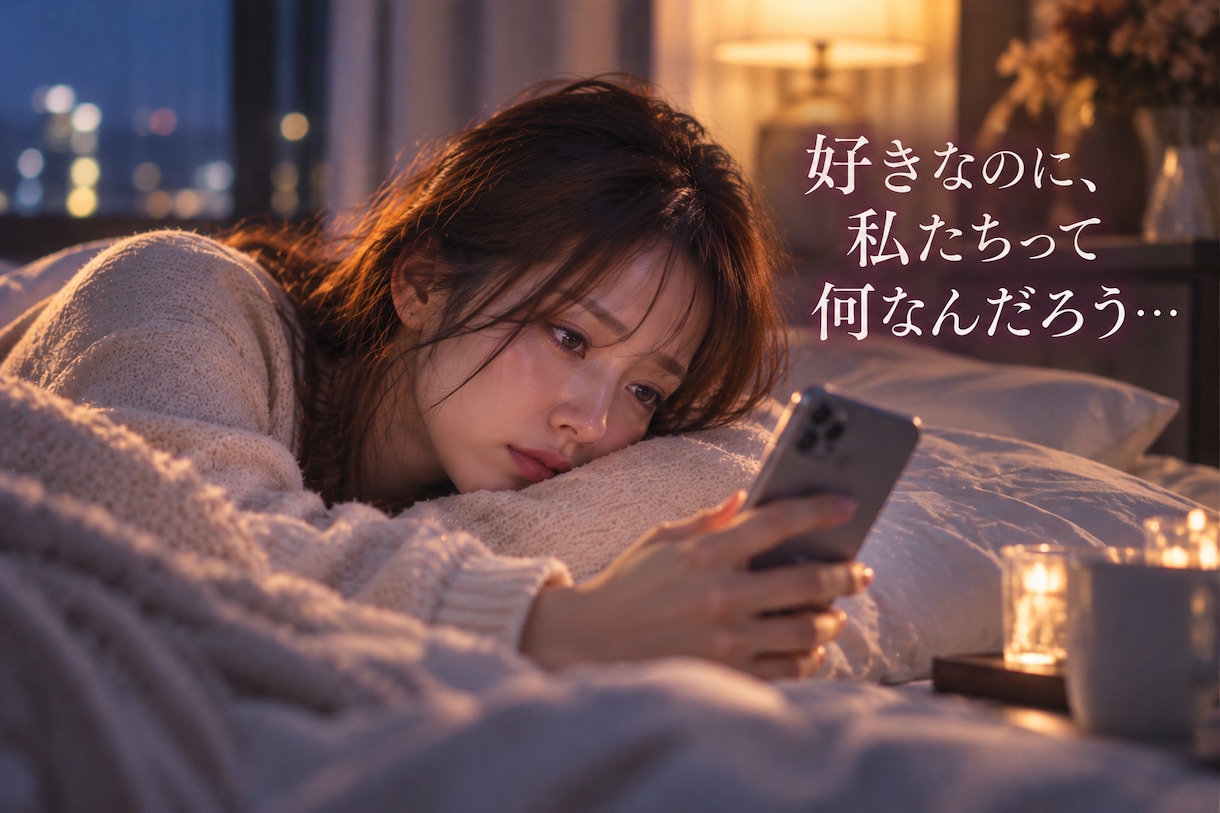 曖昧な関係・彼の本音を男性目線で丁寧に読み解きます はっきりしない関係に疲れた心に、そっと寄り添います。 イメージ4