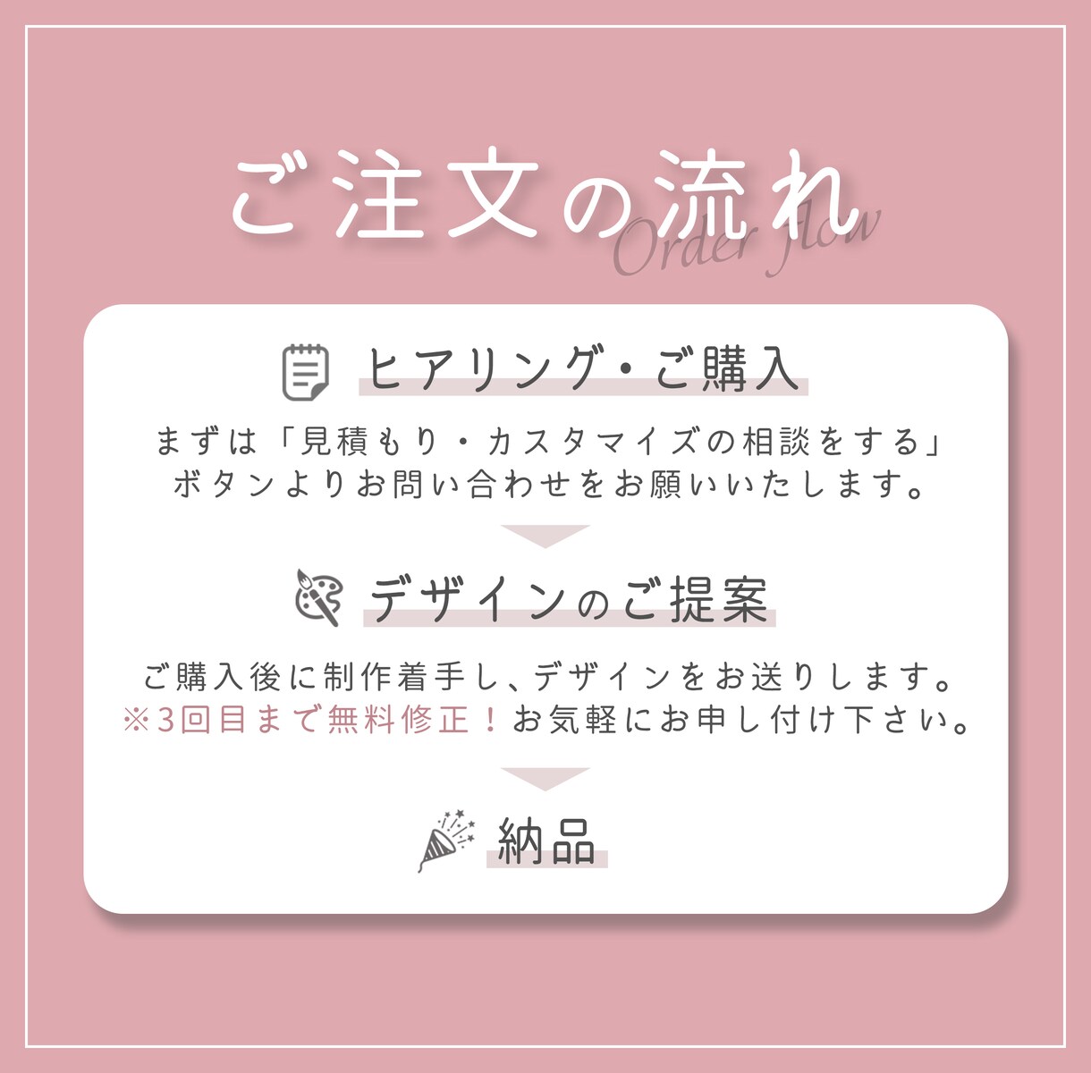 先着2名様◎フェミニンで大人可愛いチラシを作ります 美容サロン・女性向け◎お洒落◎破格のA4片面15,000円〜 イメージ8