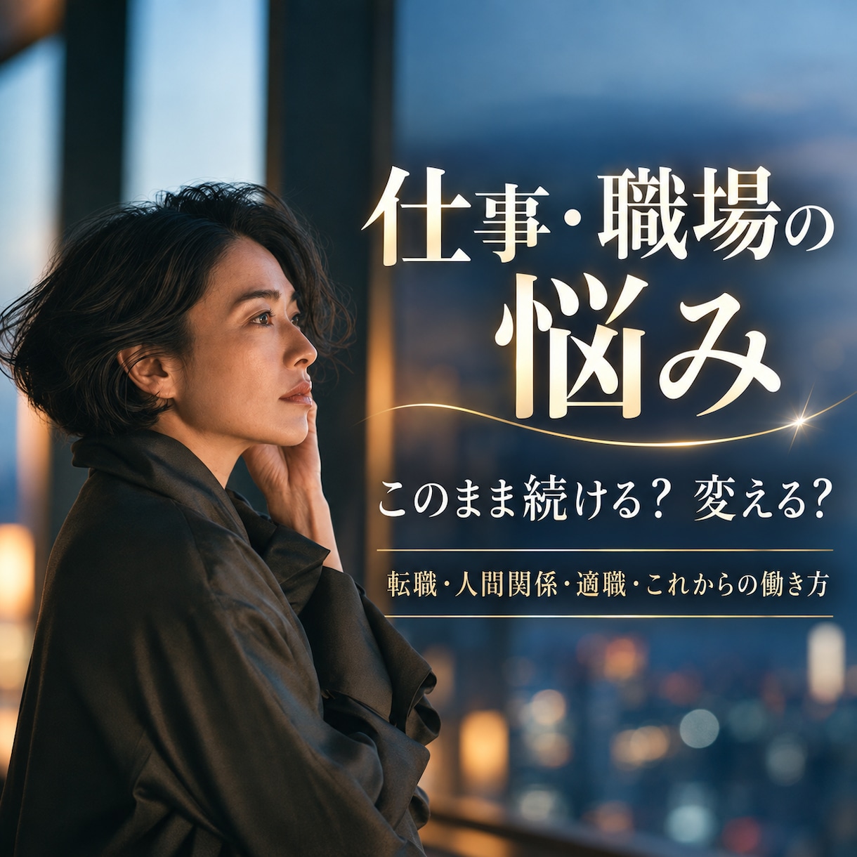 仕事・職場の悩みと今後を丁寧に読み解きます 人間関係・転職・適職…これからの働き方を一緒に整えます イメージ1