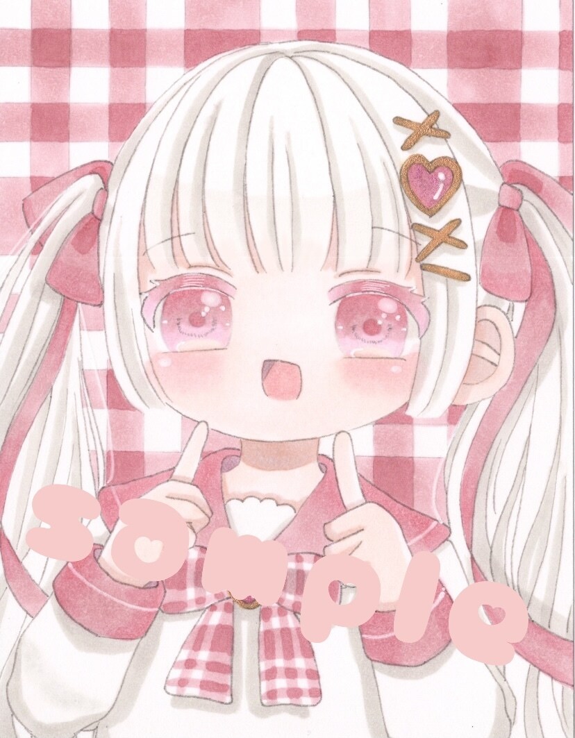 かわいいアイコンを制作します かわいいアイコンをアナログ（コピック）で制作します！ イメージ1