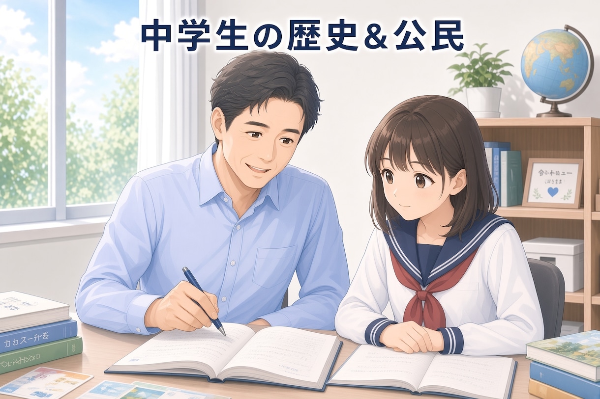 中学生の歴史＆公民指導します 楽しく暗記して、短時間で最大の効果を！ イメージ1