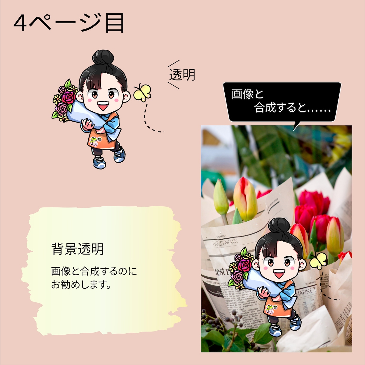 商用OK著作権譲渡前提！！格安アイコン作成します 表情手足の表現自信あり！愛嬌たっぷり全身ミニキャラ描きます イメージ8
