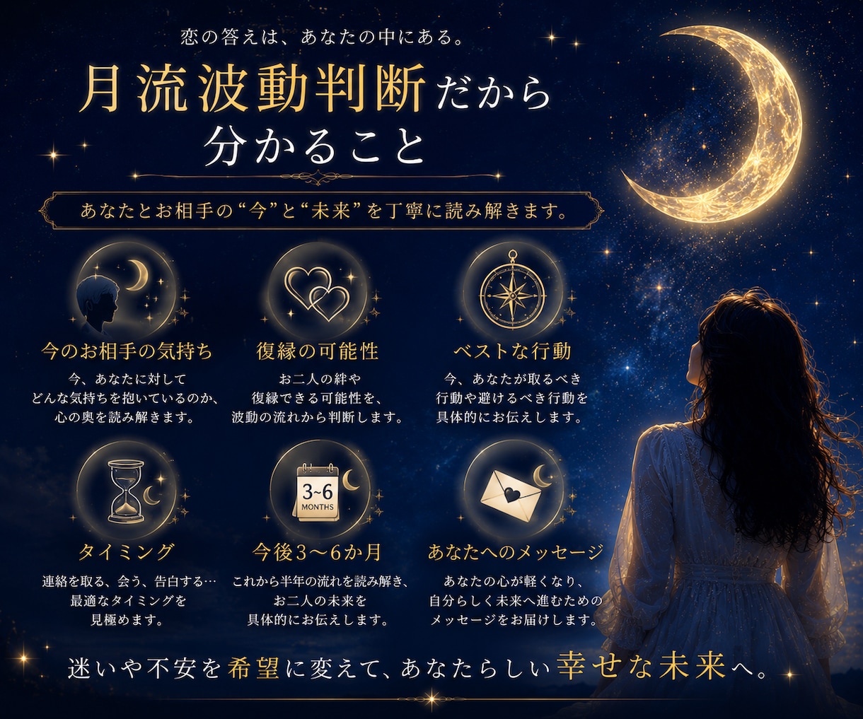 復縁できる？相手の気持ちを視ます 相手の生年月日不明OK｜復縁の可能性を丁寧に鑑定 イメージ3
