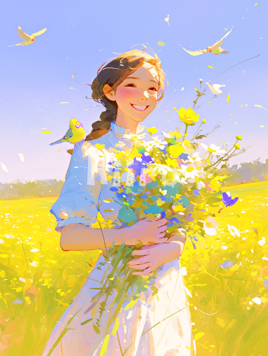 共感覚で感じた“あなたの色”を花束artで届けます お名前から感じ取った“あなたの色”をAIartでお届けします イメージ2