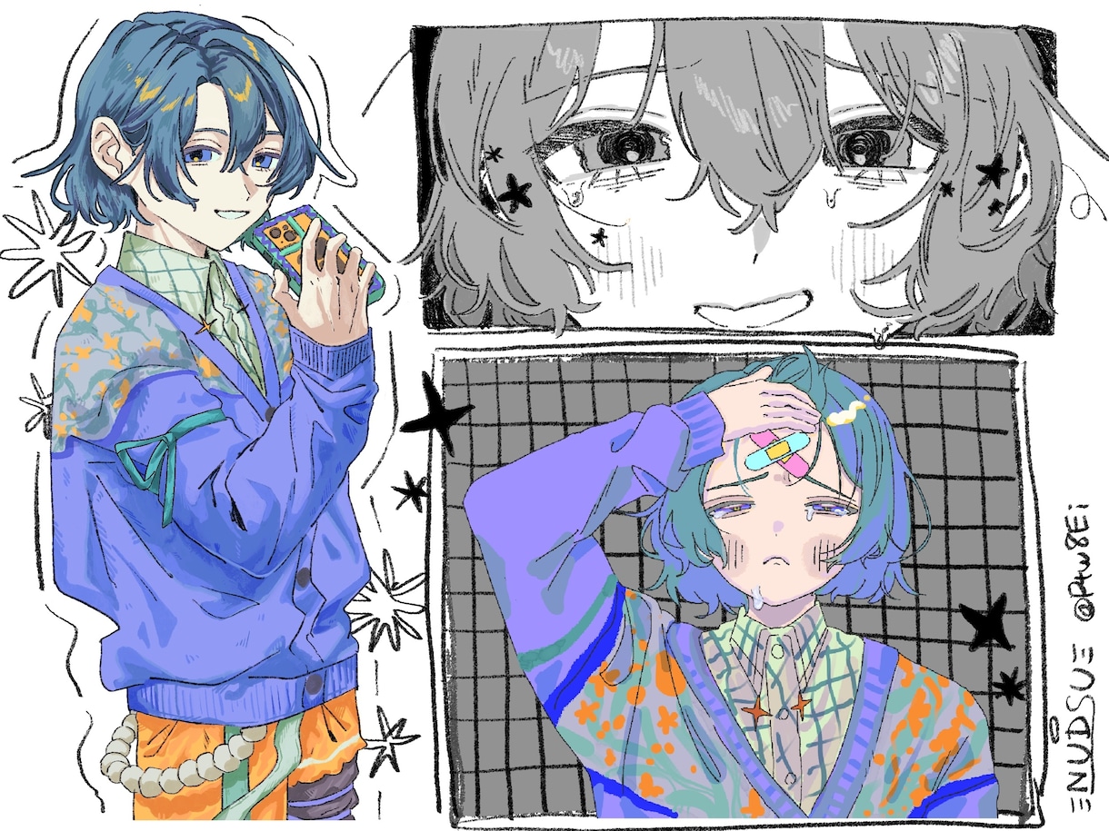 ご要望のイラスト制作します 一枚絵、立ち絵、サムネイル、詰め合わせなどをスピード納品 イメージ1