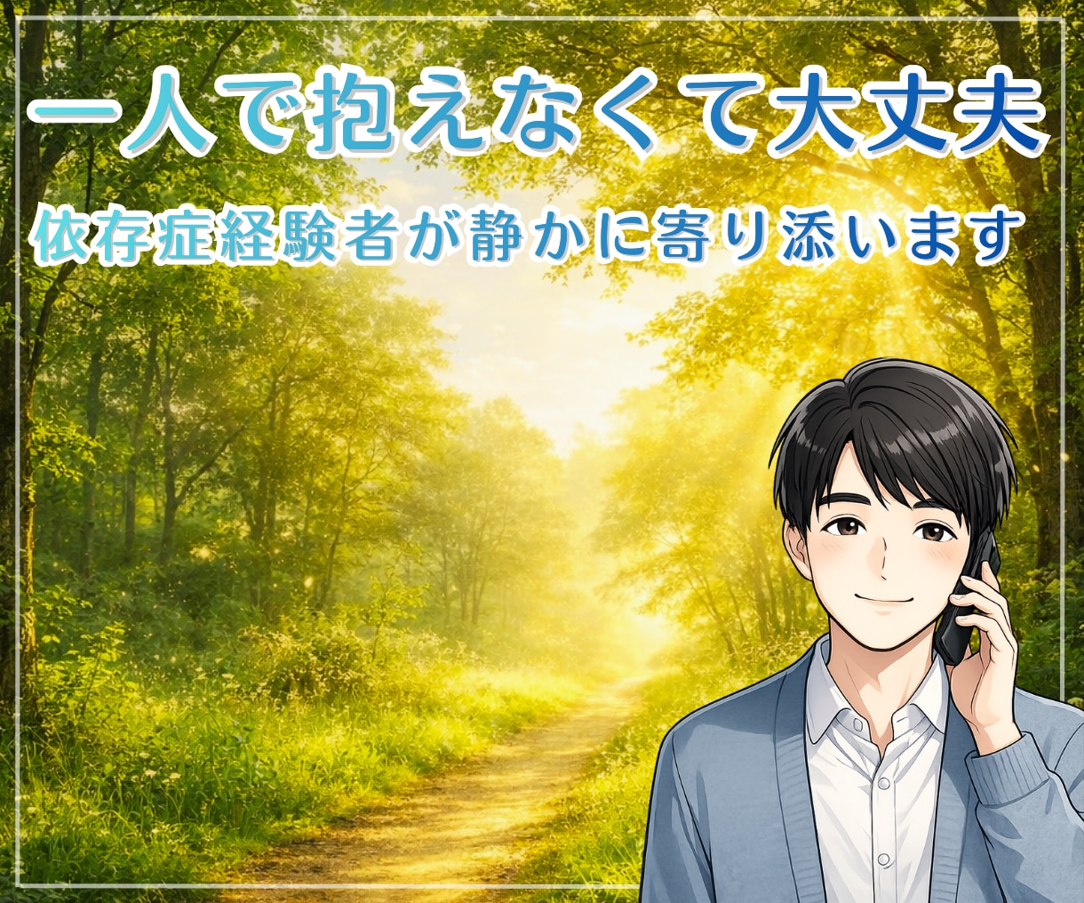 依存経験のある元支援教員がやめられない悩み聴きます 否定ゼロ｜入院経験のある当事者が人に言えない悩みお聞きします イメージ4