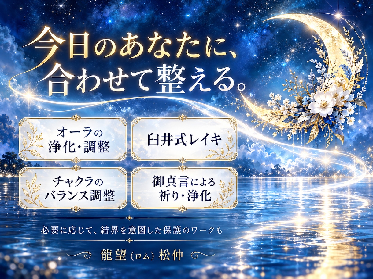 リピーター様のオーラ、浄化し、さらに磨きます ごきげんよう、また会えたわね。御真言・レイキ・チャクラ調整 イメージ3