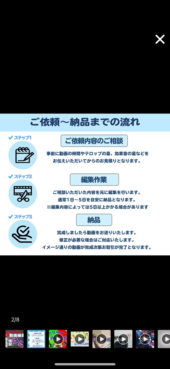 YouTube動画編集します YouTube向け動画編集をいたします。 イメージ1