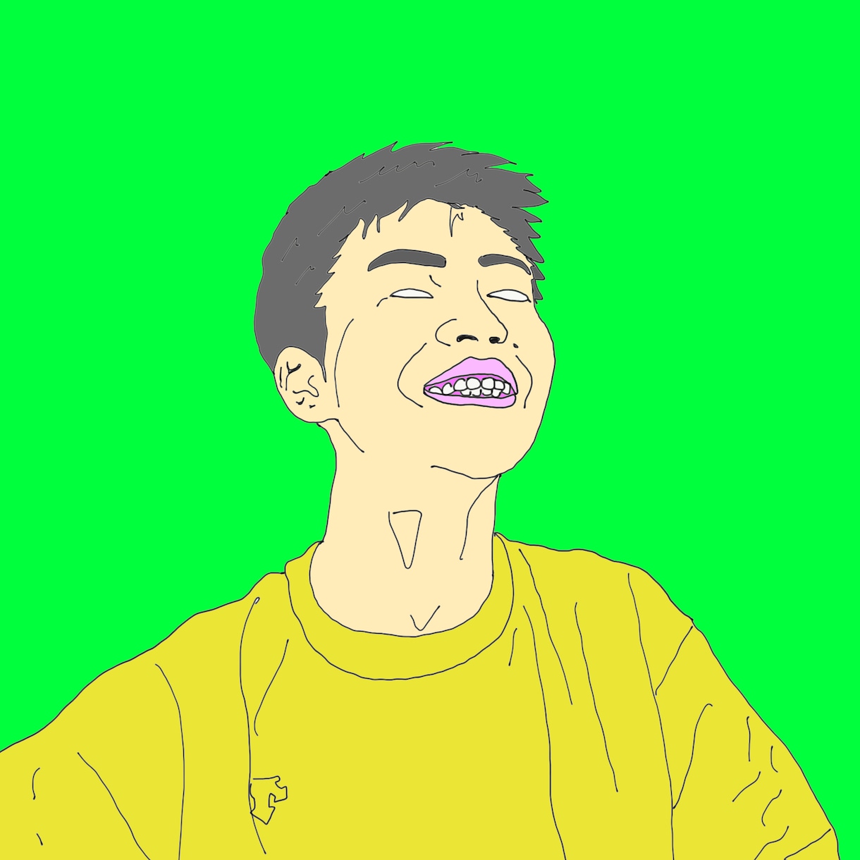 なんかクセになるちょいキモアイコン、キモ画描きます SNSのアイコンやスタンプ代わりに。ちょいキモイラストです。 イメージ4