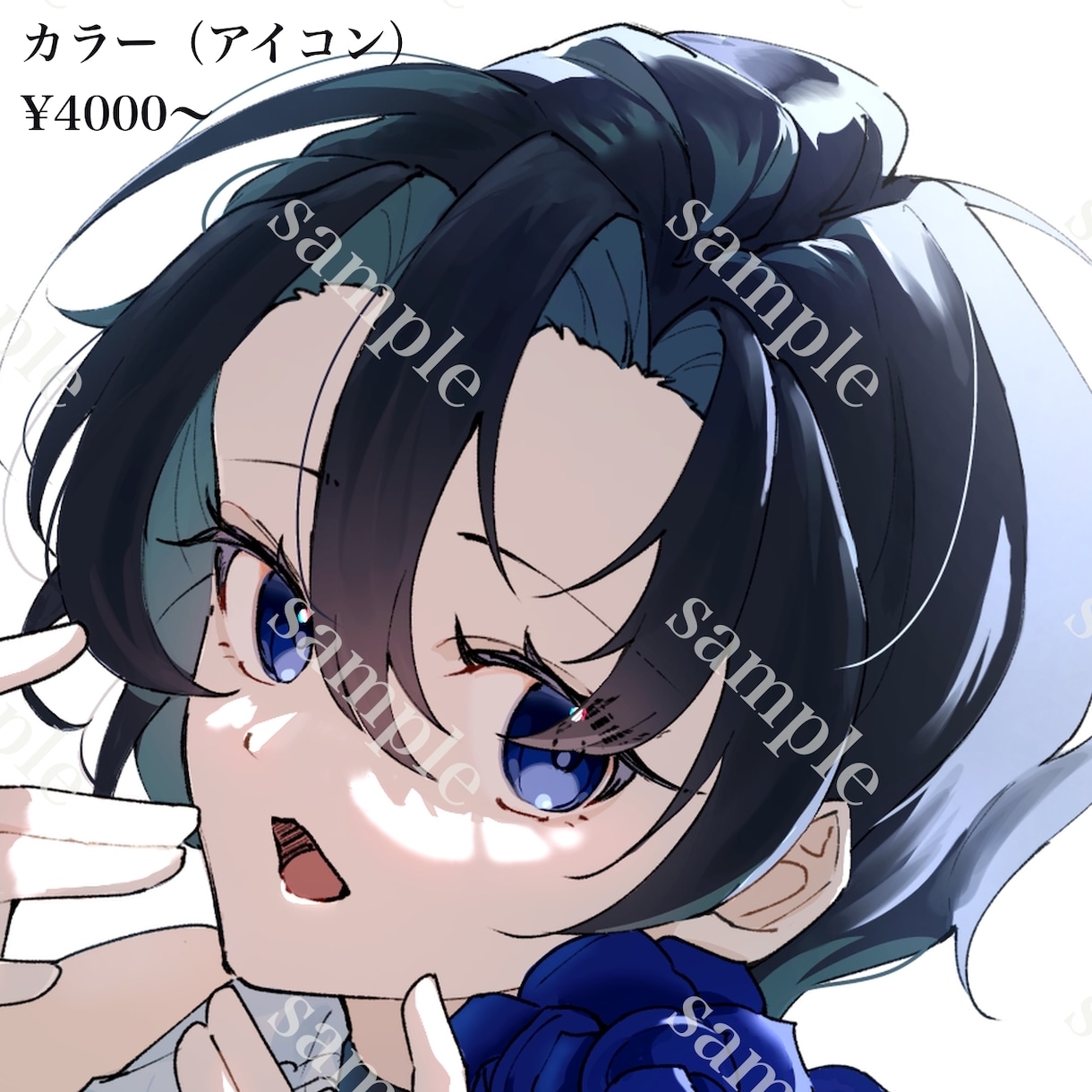 バストアップ、アイコンなどのイラストを描きます 明暗のついた綺麗めのイラストが得意です イメージ3