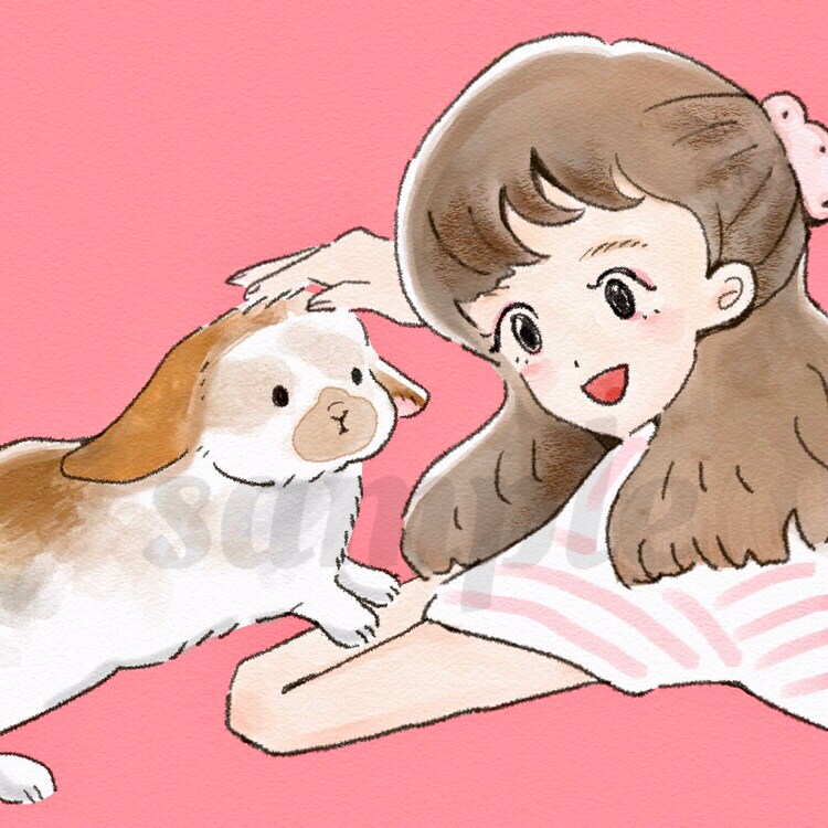 ペットや動物のイラストお描きします アイコンやプレゼントなどにぜひ！ イメージ3