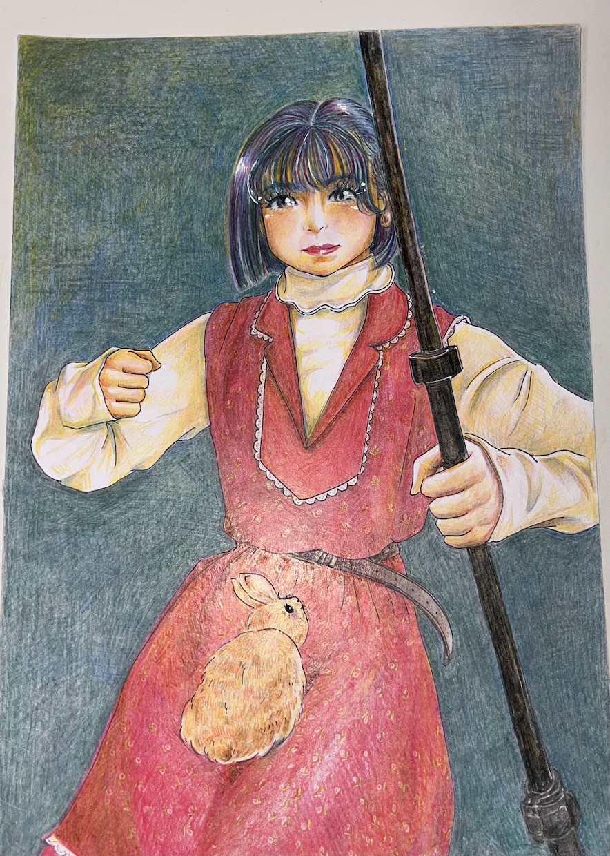 色鉛筆で味のある似顔絵を描きます 独特の柔らかなタッチで優しい雰囲気を表現。 イメージ1