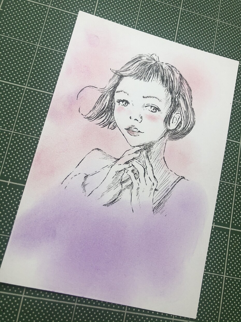 リアル寄りな似顔絵を描きます 淡く、幻想的な仕上がりが出来ます！ イメージ3