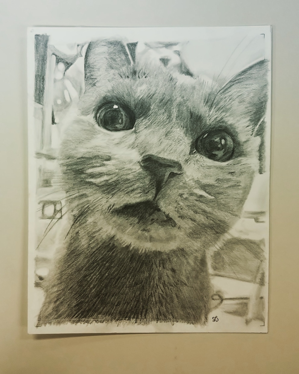 お子さまやペット等、記念に残したい鉛筆画を描きます 趣味で鉛筆画を描いています(*^^*)時間がかかる作品です イメージ2