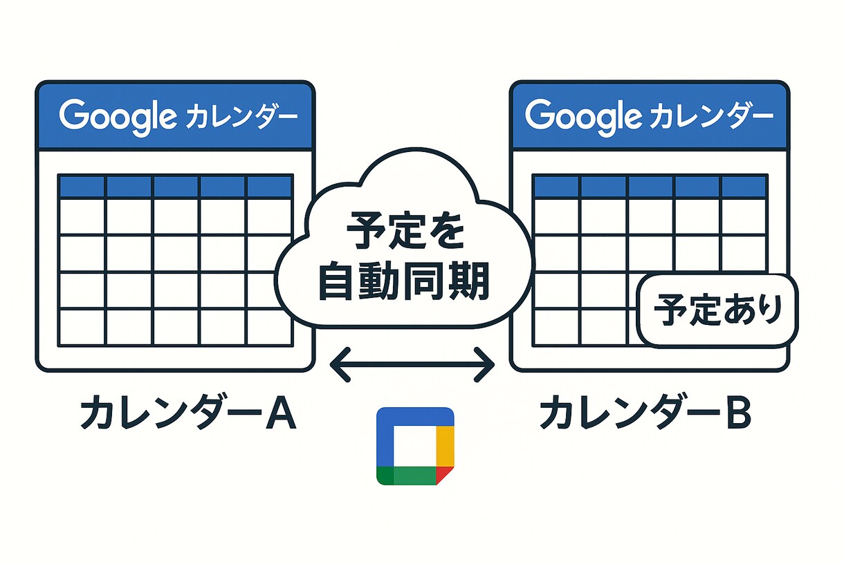 GASでカレンダー連携効率化スクリプト納品します 日程調整のストレスをゼロに！複数カレンダー自動同期GAS イメージ1
