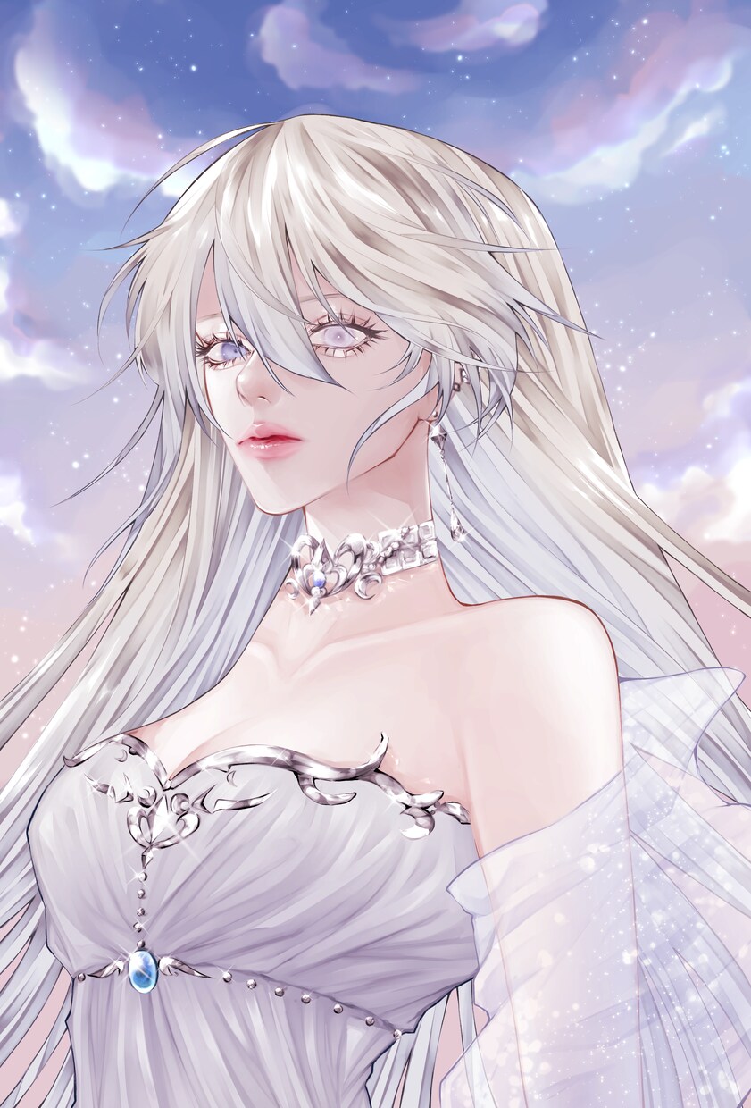 即納！厚塗りで美麗イラストを制作します 視線を奪う、耽美で幻想的なメインビジュアル制作 イメージ3