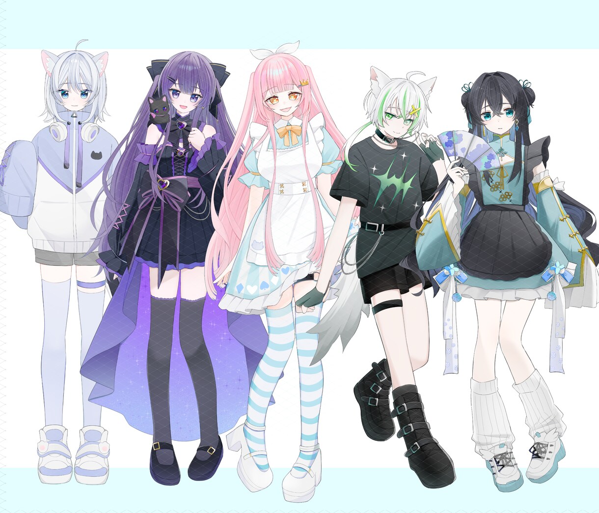 初めての方も安心!!オリジナル立ち絵を制作します 丁寧なヒアリングで理想のキャラクターを立ち絵として形にします イメージ10