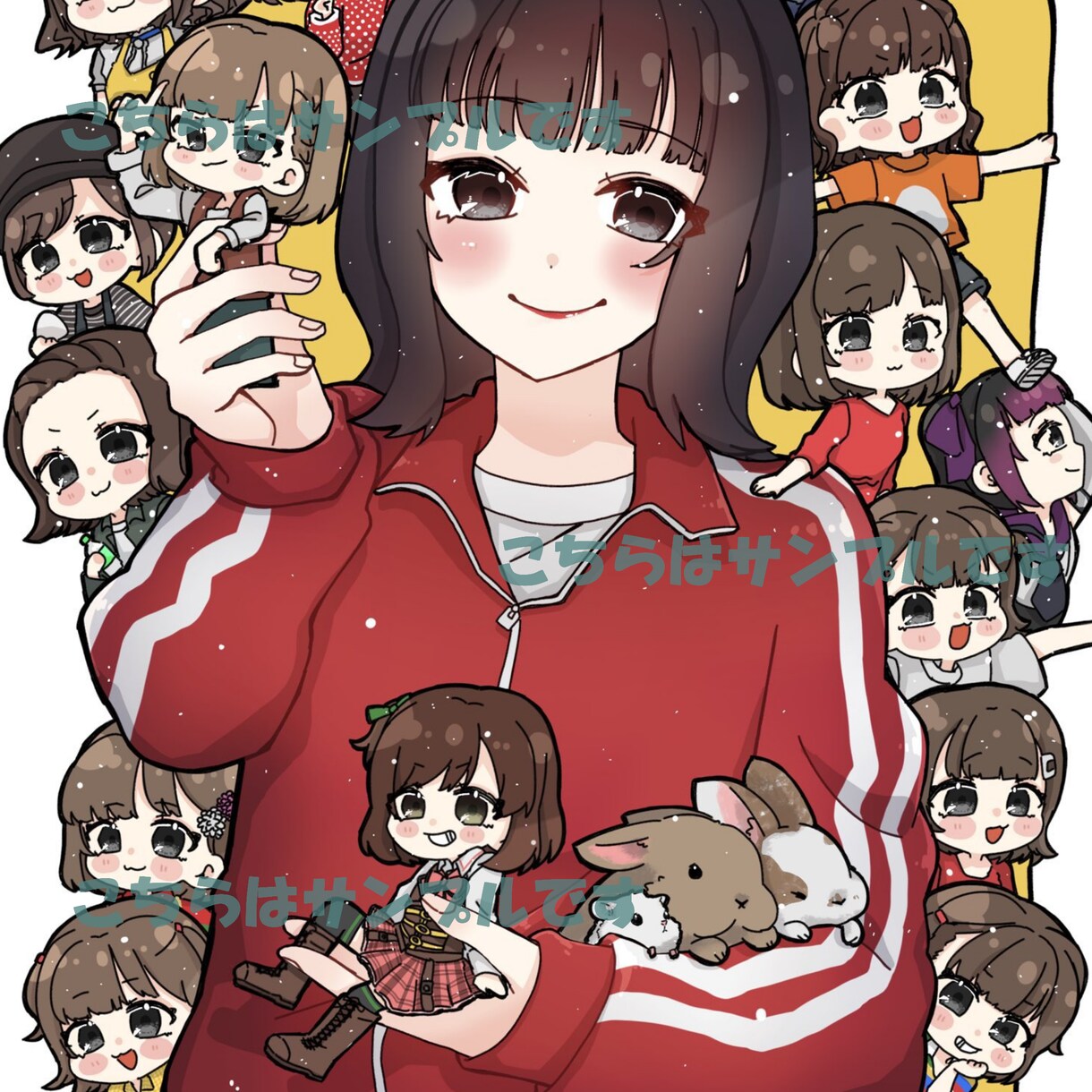 表情重視の等身イラスト一枚絵をお描きします 記念日やMVサムネに！丁寧に仕上げます イメージ7
