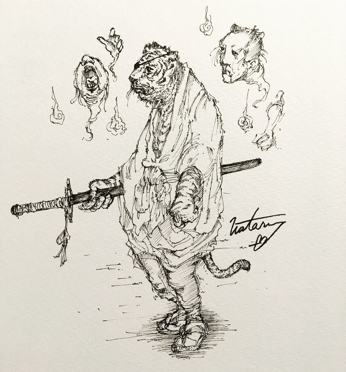 完全オリジナルのイラストお売りします 世界に１枚しかない絵を描きます。 イメージ1