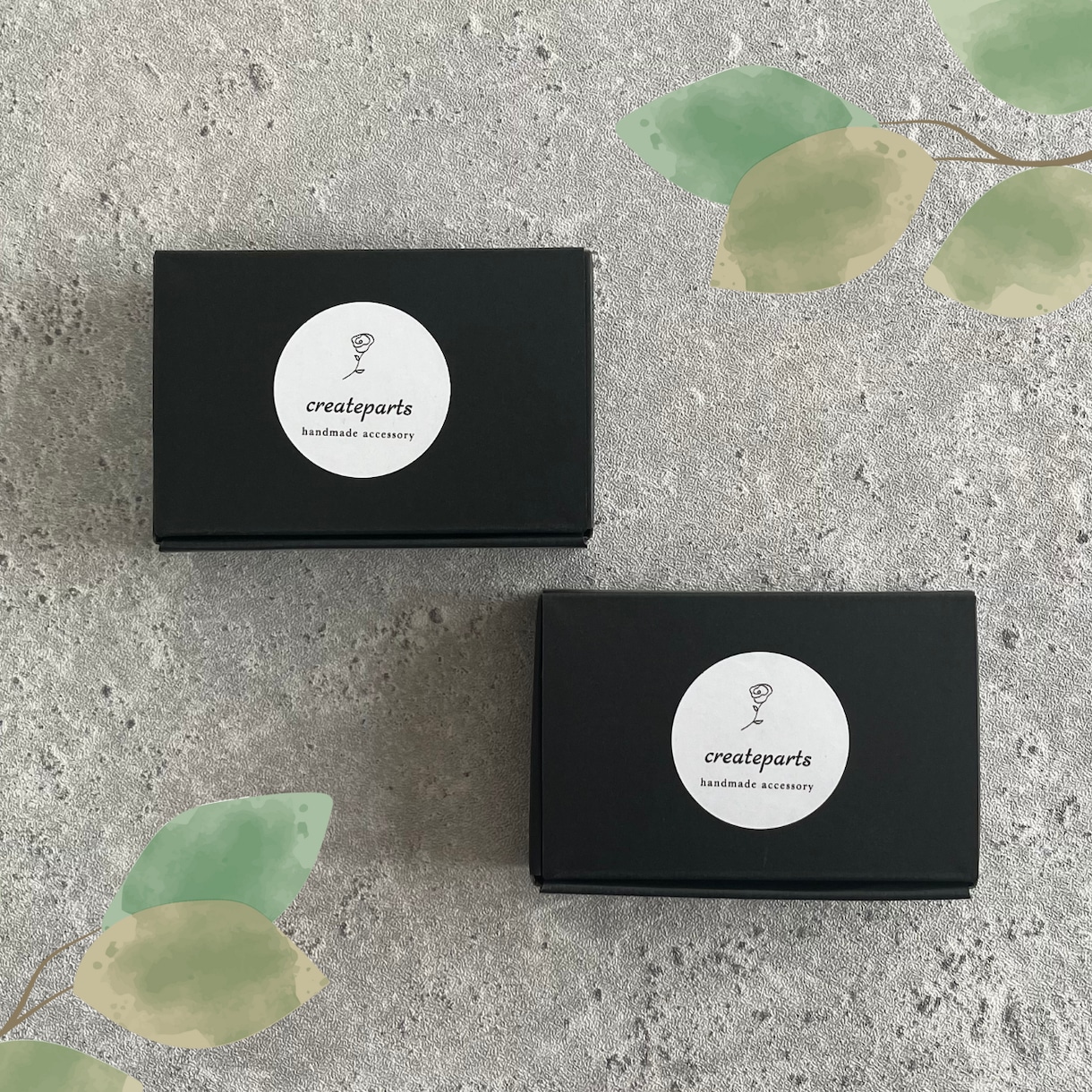 03-オリジナルロゴシールをお作ります ロゴがなくても、書体リストから簡単オーダー イメージ1