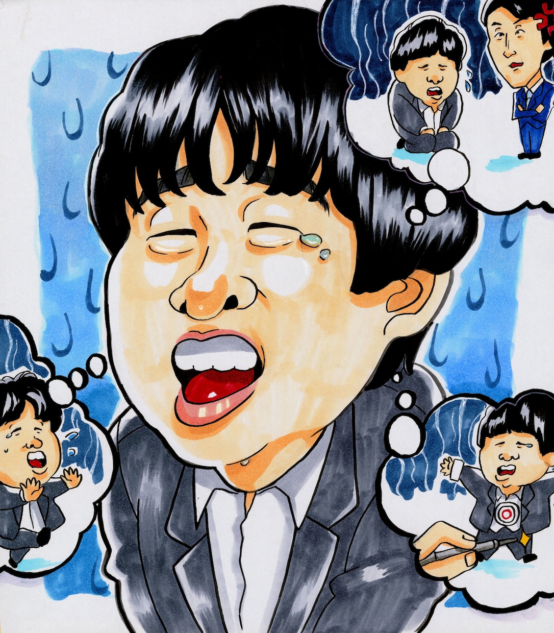 デジタル・アナログ似顔絵どちらもお描きします 可愛いキャッチーな似顔絵描きます イメージ6