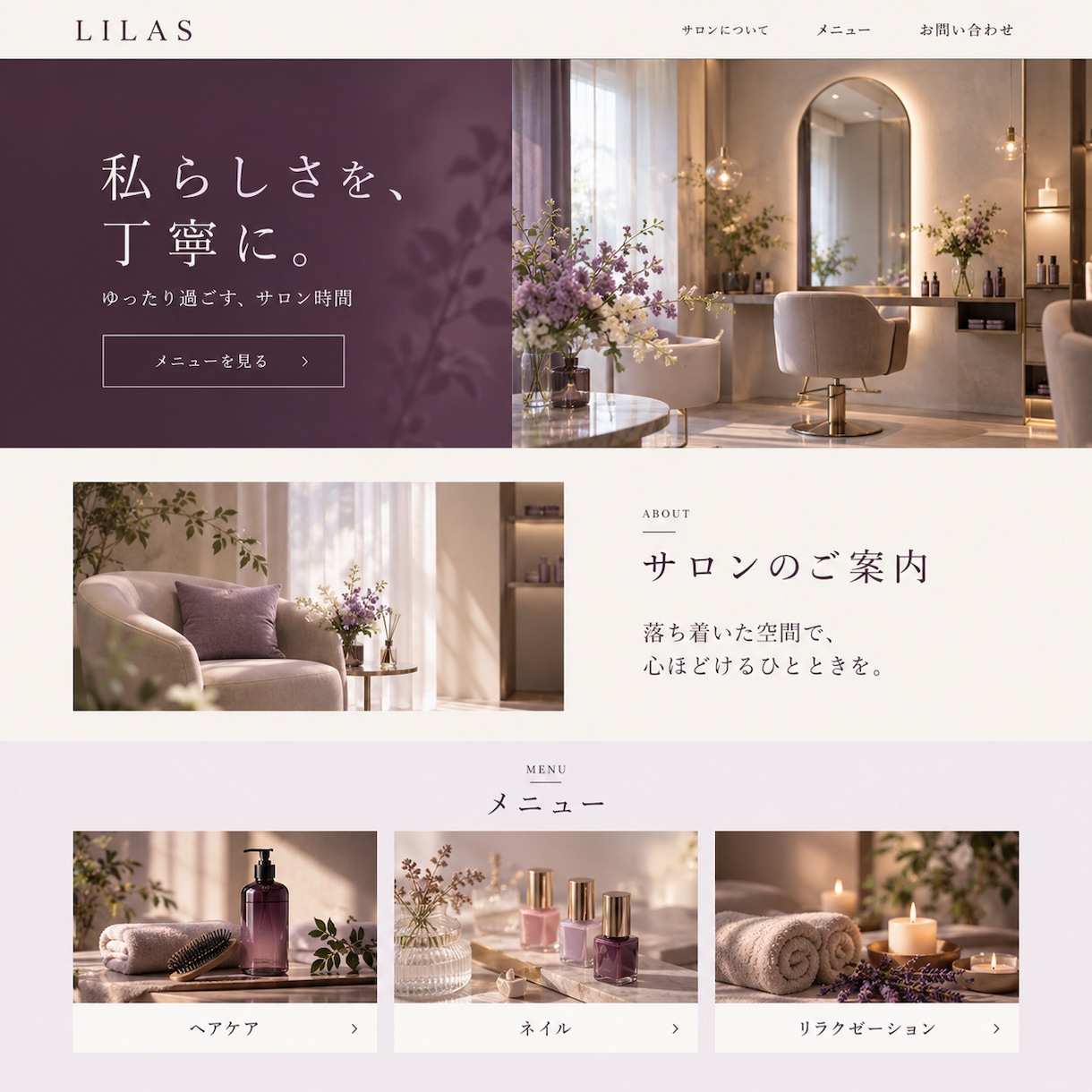 お店や事業の魅力が伝わるホームページを作成します あなたらしさと、分かりやすさを大切に イメージ6