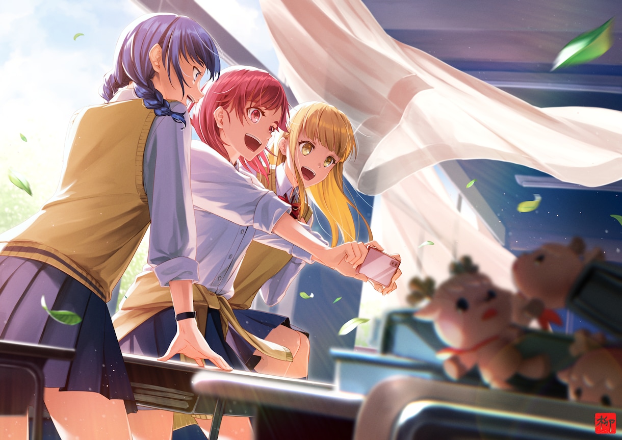 小説装画やサムネイル、広告等のイラスト制作承ります 光と空気感を演出した一枚をお届けします。 イメージ3