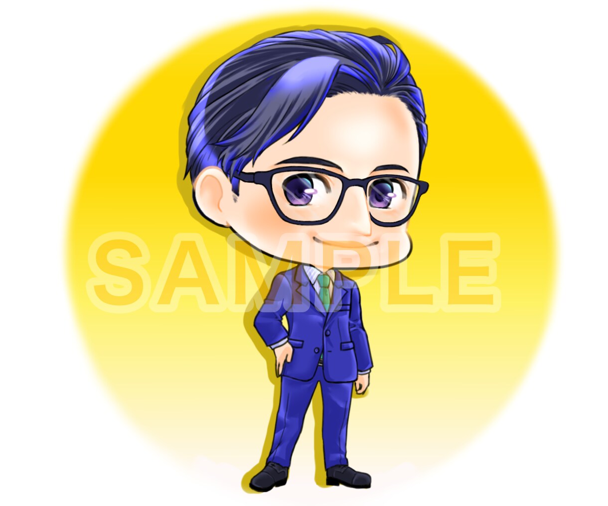 ビジネス・副業の方に♦︎ミニキャラ描きます SNS・ブログのプロフィール画像でお悩みの方にオススメ イメージ6