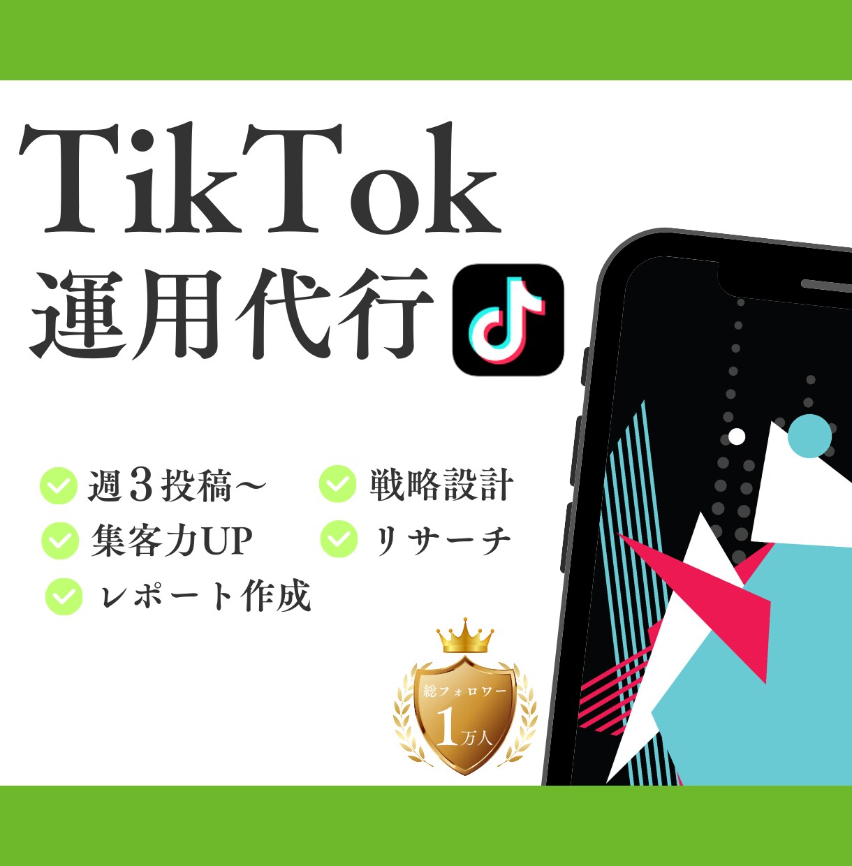 TikTok運用であなたのビジネスをサポートします まず【1社限定！】割引価格で提供いたします！ イメージ1