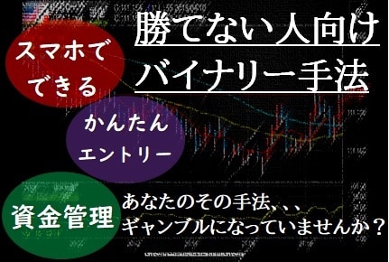 スマホでできる！勝てない人向けの手法をお教えします あなたのその手法、ギャンブルになっていませんか？ イメージ1