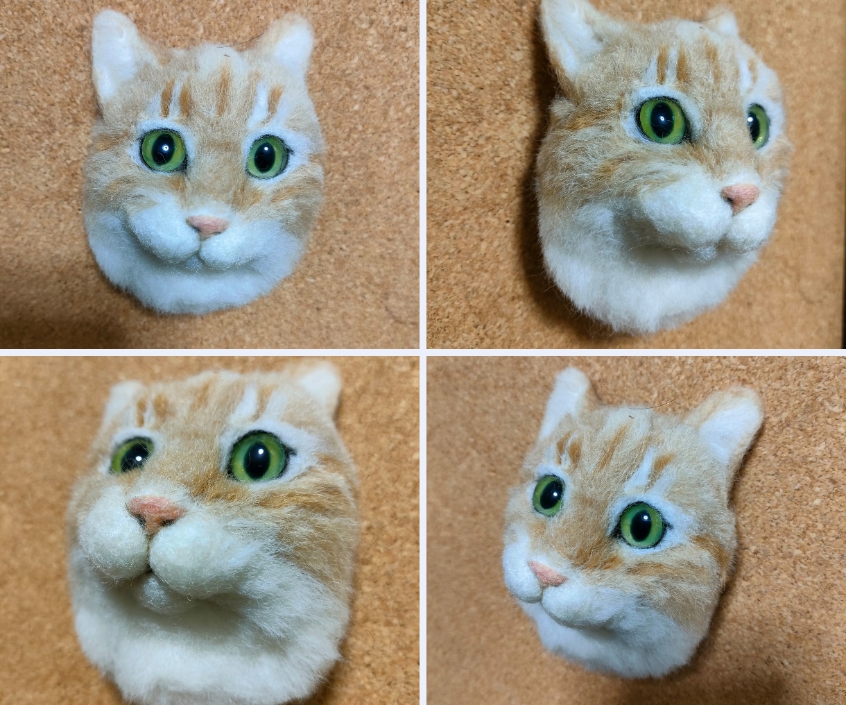 羊毛フェルト等で犬、猫、ペットロスを癒します 猫、犬、動物のブローチやバックチャー厶、アクセサリー イメージ1