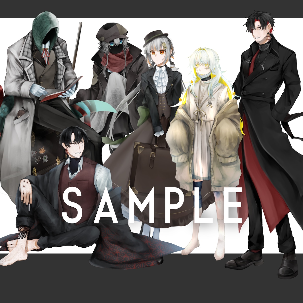 翌日納品可能！TRPG用の立ち絵描きます 早すぎる！毎秒暇だからできること！ イメージ4