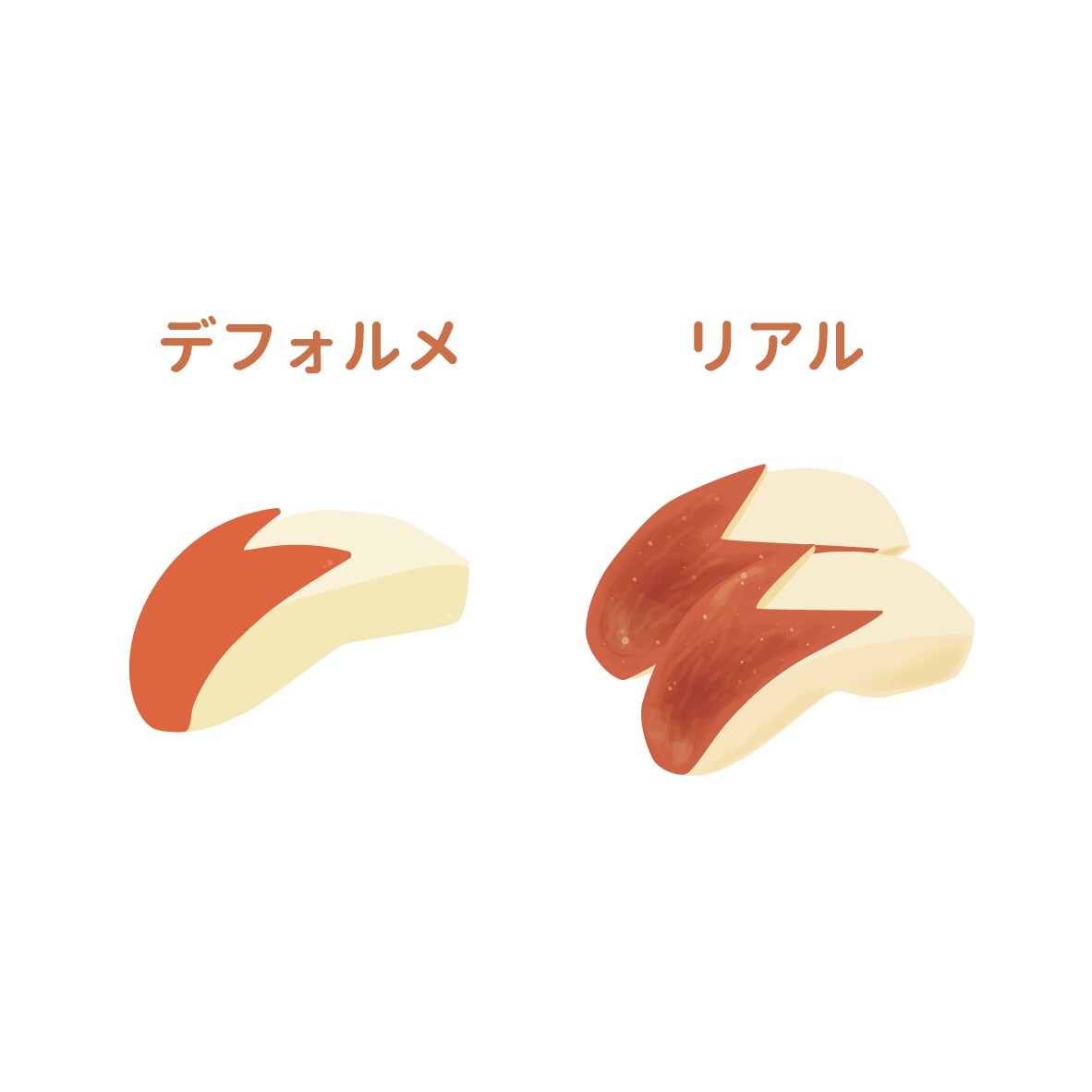 デフォルメからリアルまで！食べ物のイラスト描きます アイコンやメニューなどに！商用OK イメージ2