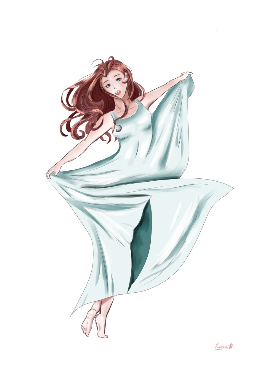 女性の仕草にこだわった女性のイラストを描いています 雰囲気あるイラストでストーリーを生み出します！ イメージ2