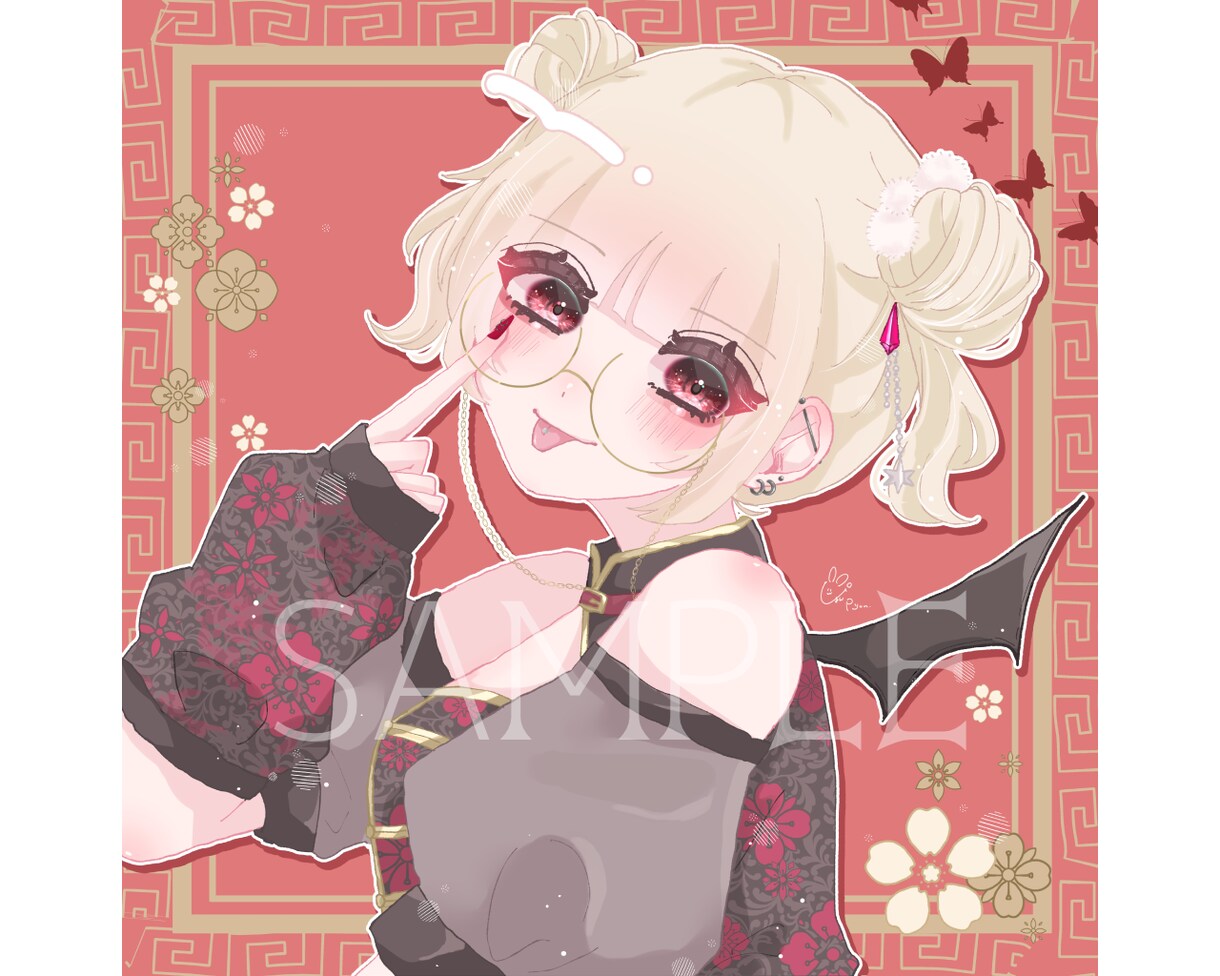 ふわふわキラキラな可愛いイラストを描きます かわいいを詰め込んだあなただけのイラストを制作します♡ イメージ3