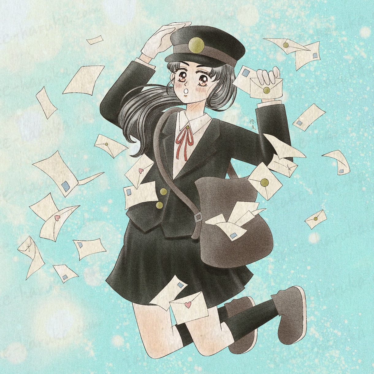 平成初期の少女漫画風イラスト描きます SNSアイコン、プレゼント、小説の表紙や挿絵などにぜひ！ イメージ2