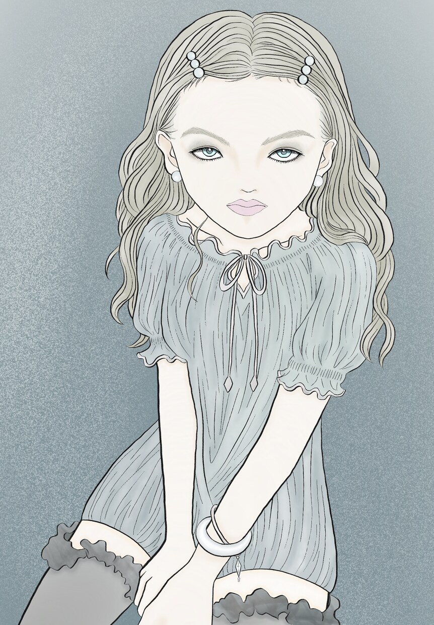 おしゃれ人物イラスト描きます おしゃれ女性イラスト,くすみカラー,アートイラストが得意 イメージ1