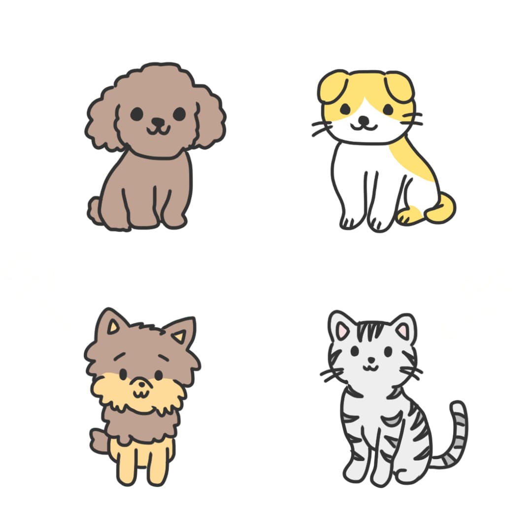 かわいい”イラスト”で♪各種WEB画像作成します オリジナル癒され＆可愛いイラストをお手頃価格で！まとめ割あり イメージ4