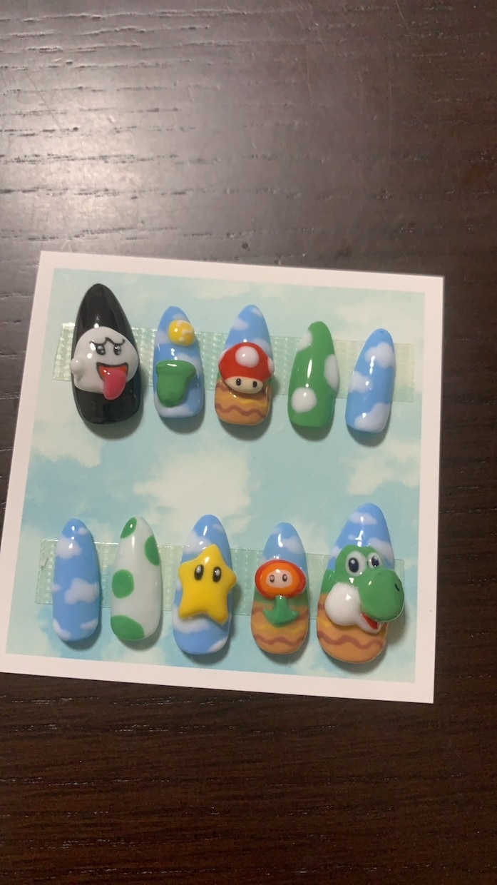 ネイルチップオーダー受付ます ど素人ですが丁寧に作成致します。 イメージ4