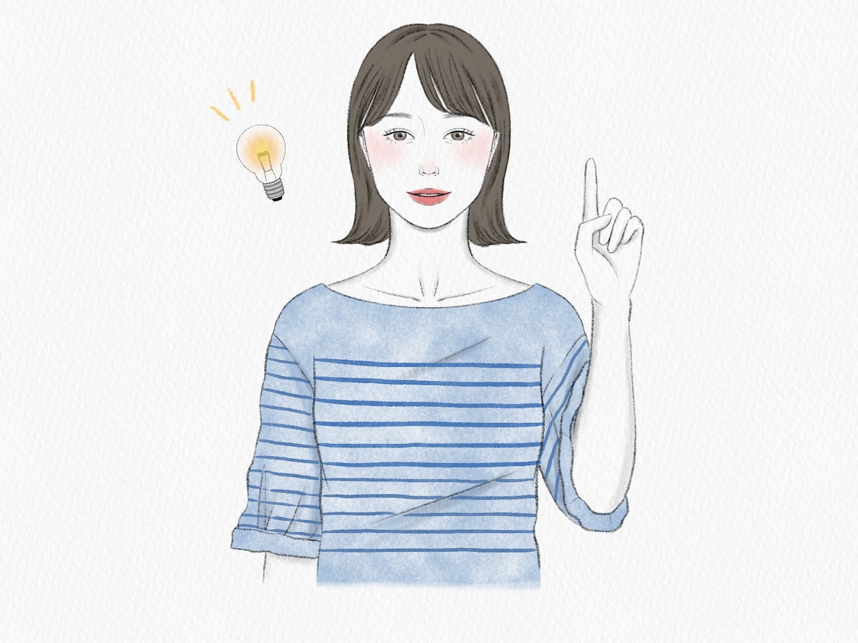鉛筆画風の人物カットイラスト描きます HPやチラシの挿絵などご要望に合わせてイラストお描きします！ イメージ3