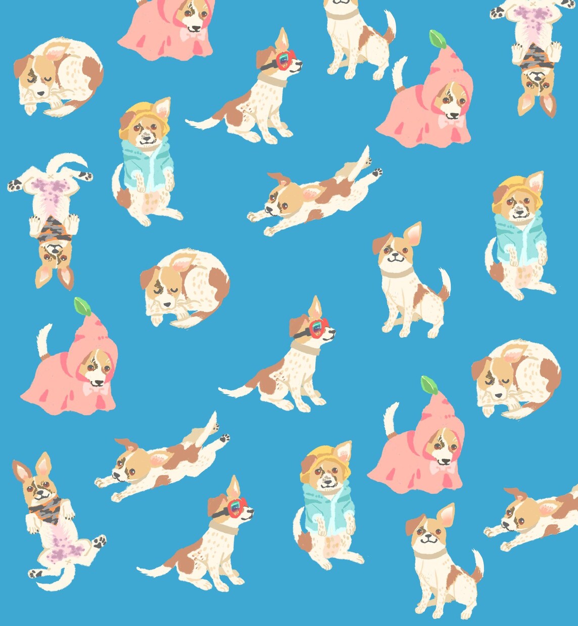 愛犬、愛猫のオリジナルイラスト描きます イラスト調のポップな絵だからグッズを作るのに向いています！ イメージ5