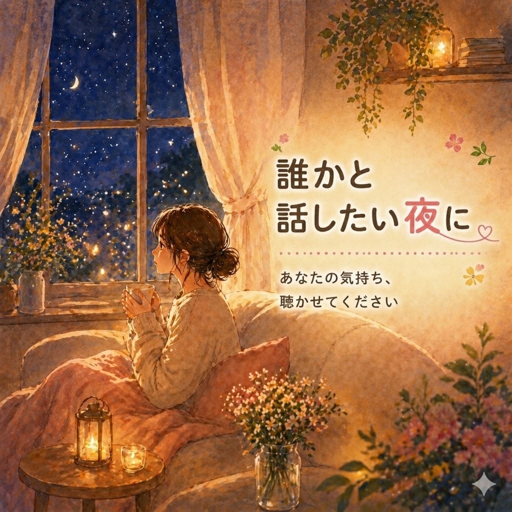 言葉にならない気持ち、お聴きします ただ話したい、ただ聴いてほしい時も安心してお話しください イメージ2