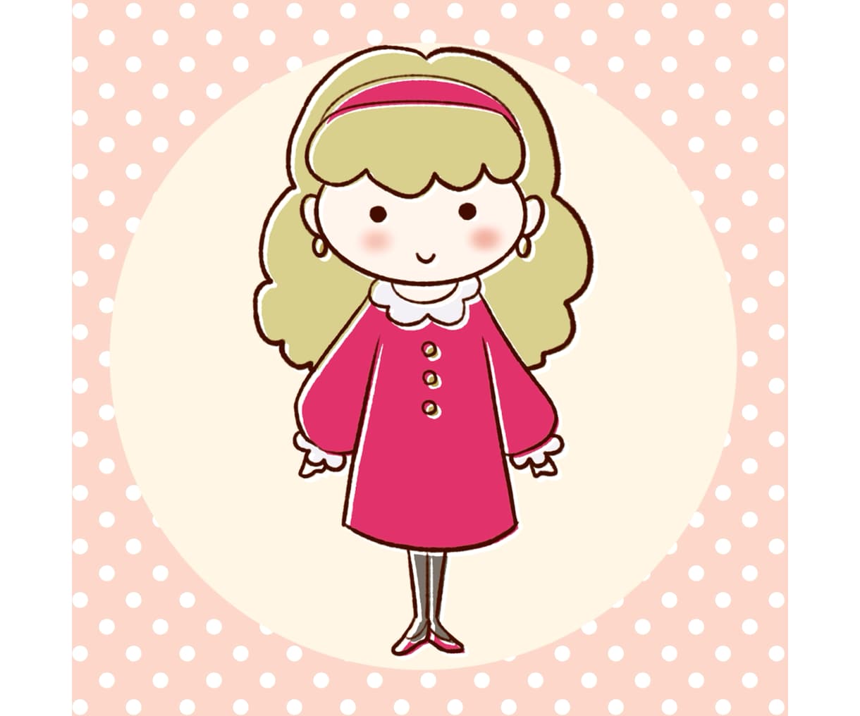 可愛い人物イラストお描きします 元会社員デザイナーが対応致します！ イメージ5