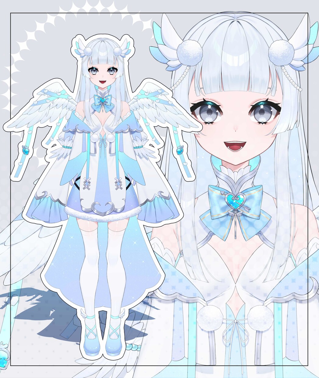 Vtuberのキャラデザ～モデリングまで制作します 制作実績多数！企業並みの高クオリティのアバターを作り上げます イメージ5