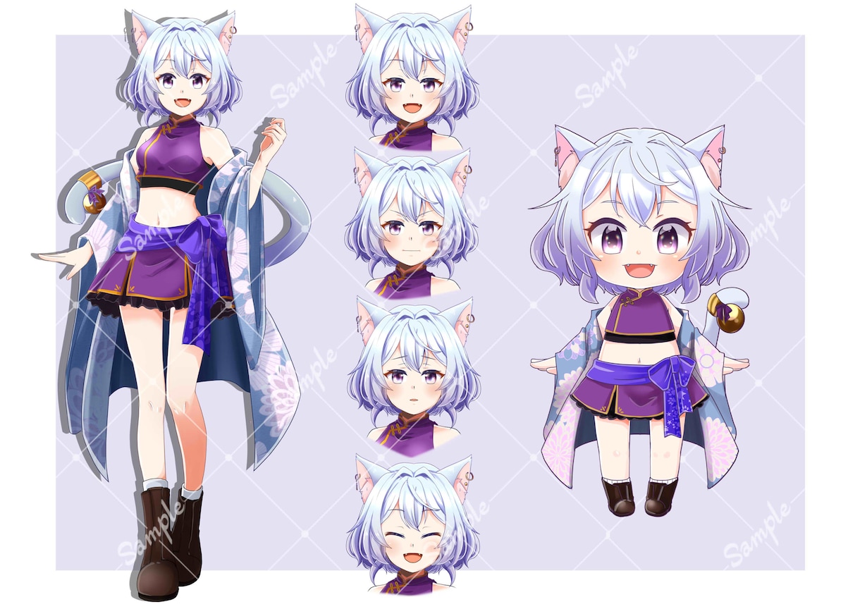 立ち絵＆SDフルセット承ります 実績作りの為、数量限定の大特価！これさえあれば何でもできる！ イメージ6