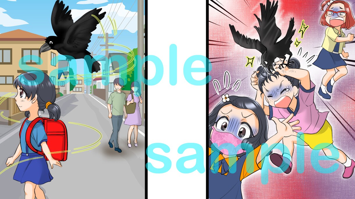 YouTube漫画のサムネイルをお描きします 少女漫画風の絵柄で可愛く仕上げます！ イメージ3