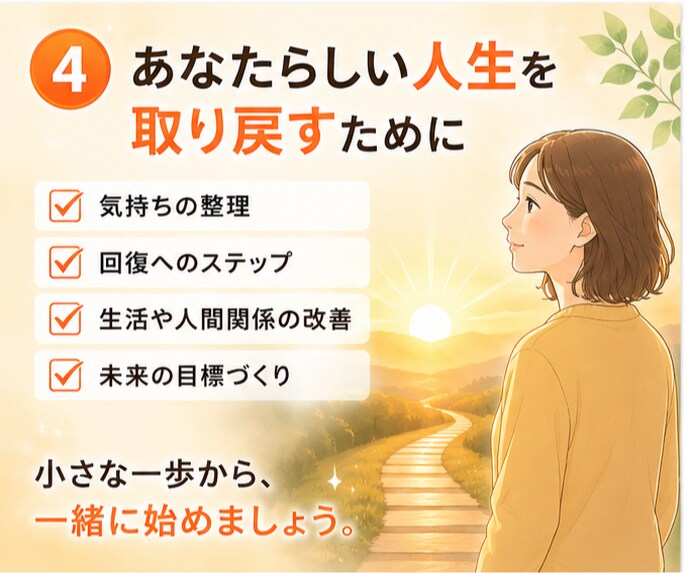 依存問題に悩む家族のお話を国家資格者がお聴きします 効果的な関わり方を共に考えます。心の整理もしましょう！ イメージ5