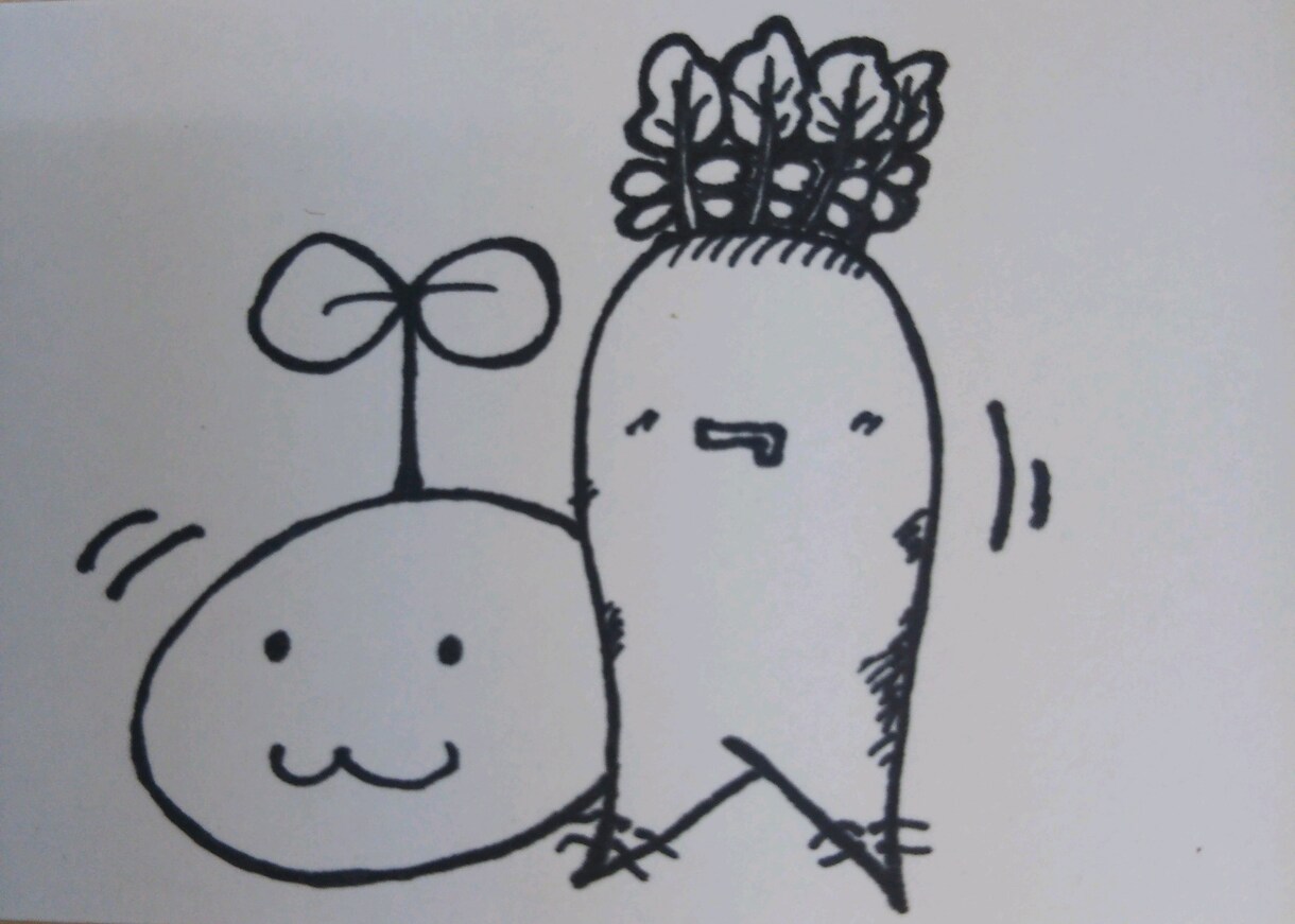 あなたのイメージからイラスト描きます モノクロだけどちょっと気になる絵です イメージ1