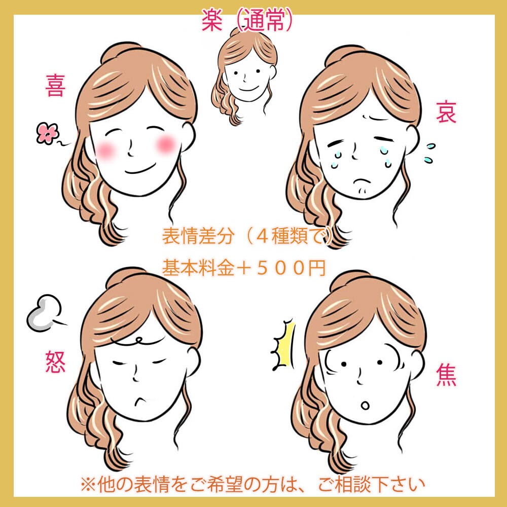シンプルな似顔絵お描きします SNSや名刺、色んな場面で使えるイラストです イメージ2