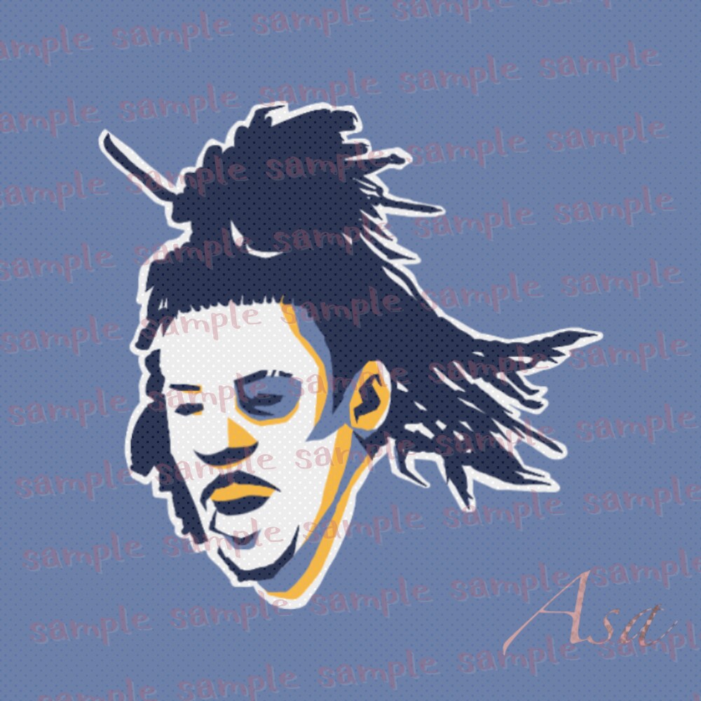 あなたの推しをカッコいいロゴ風に描きます SNSのアイコンやデジタルギフトに！ イメージ8